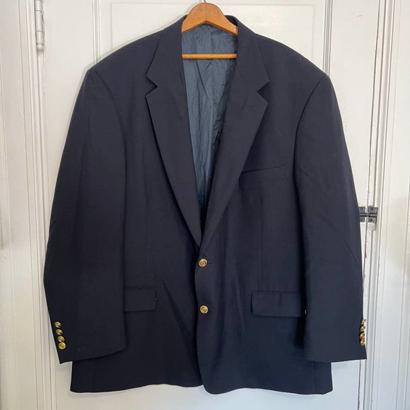 Dillard's Suits & Blazers Dillards Mens 2 Button Blue Blazer